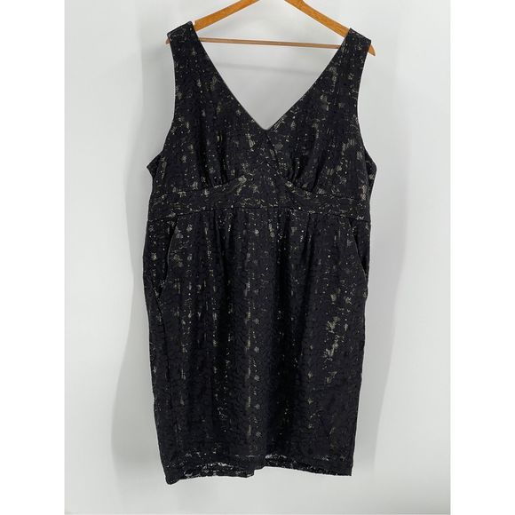 Torrid Dress Black Lace Women's Plus Sie 24‎ Sleeveless Short - Picture 1 of 10